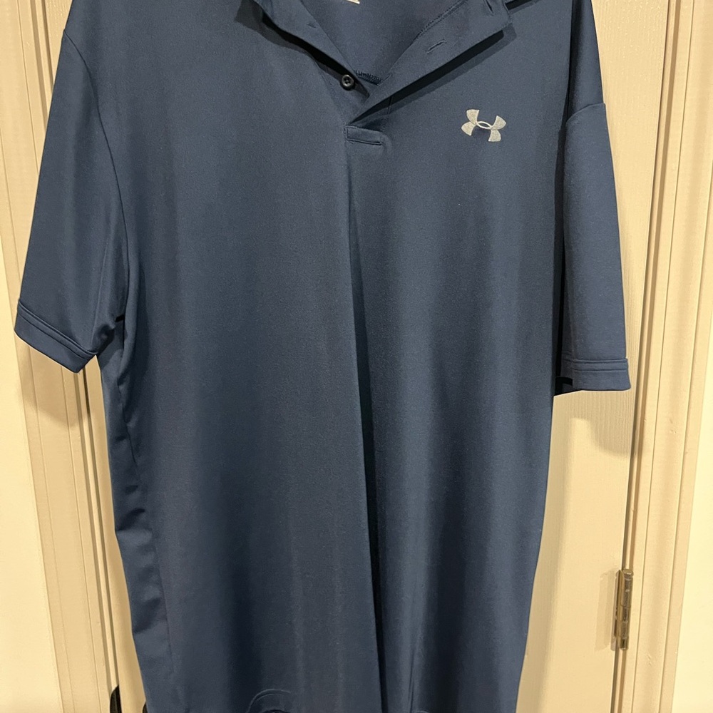 Under Armour Men's Dark Blue Performance Polo